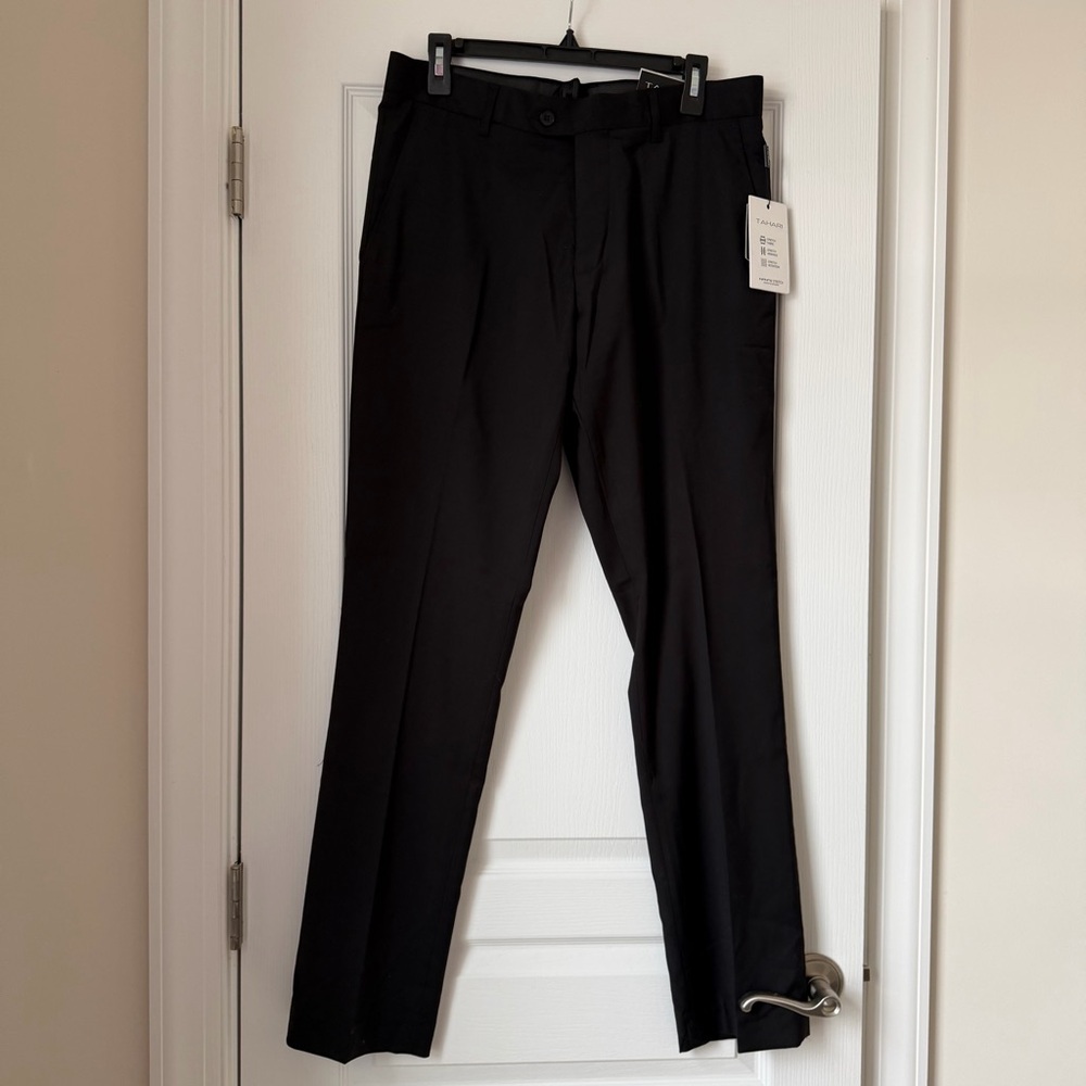 Mew Men's Tahari Black Dress Pants W34/L32